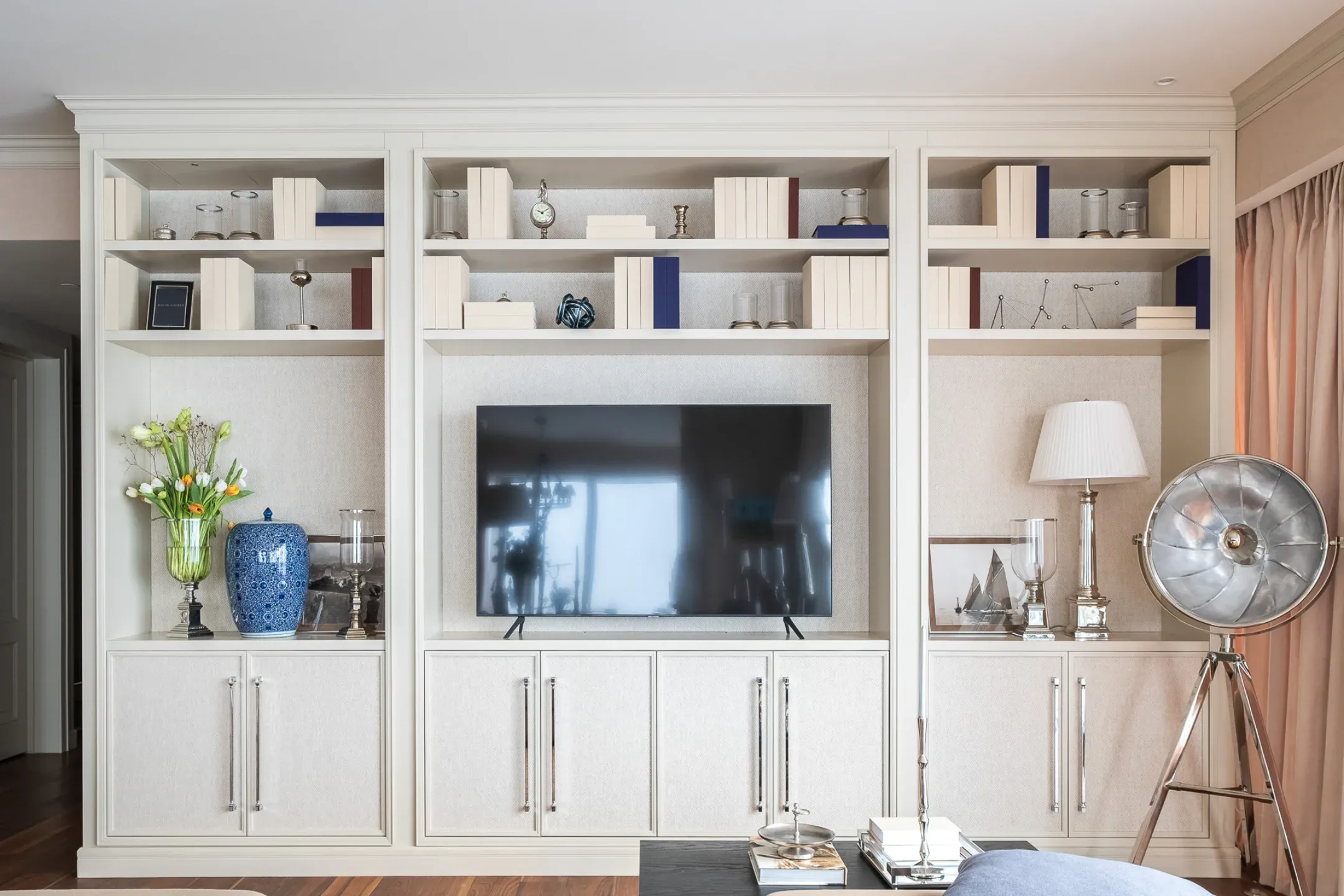 TV зона в гостиной