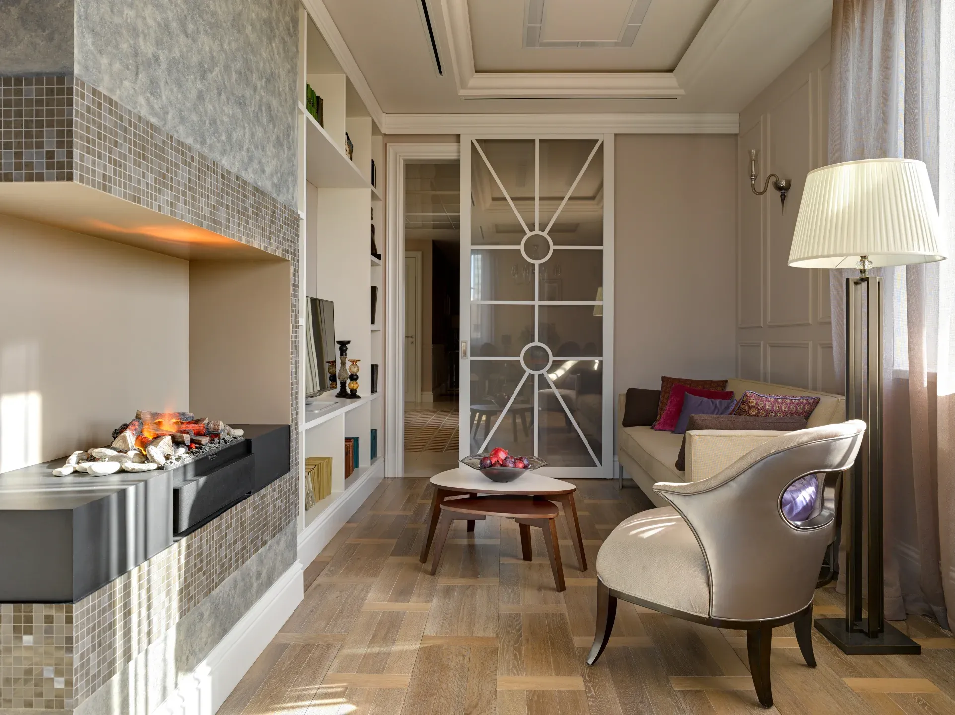 Раздвижная межкомнатная перегородка