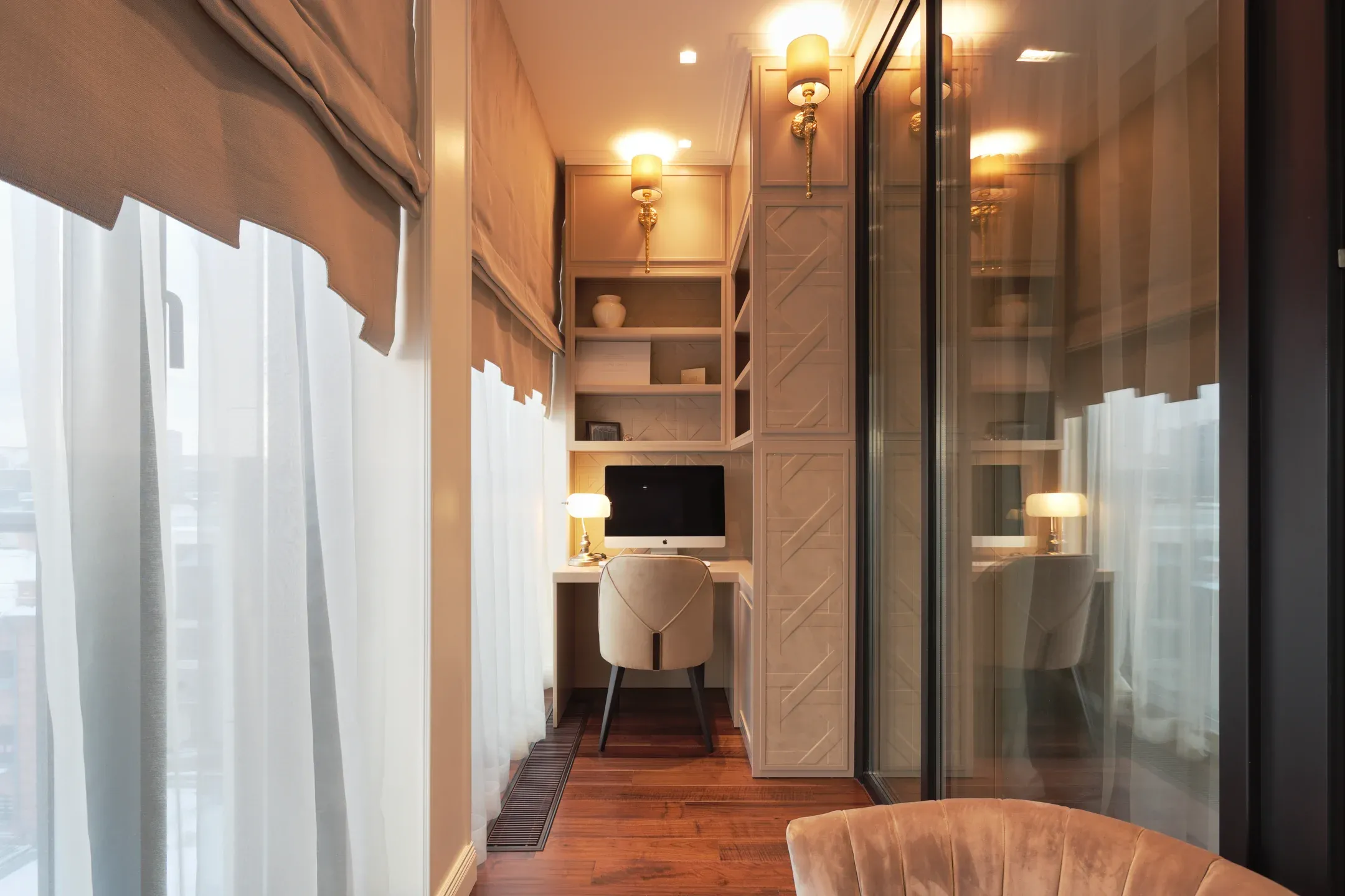 Кабинет в лоджии